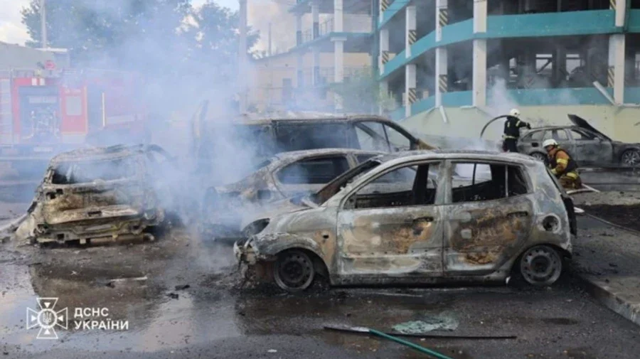  The aftermath of the Russian KAB strike on Kharkiv on 24 July 2025