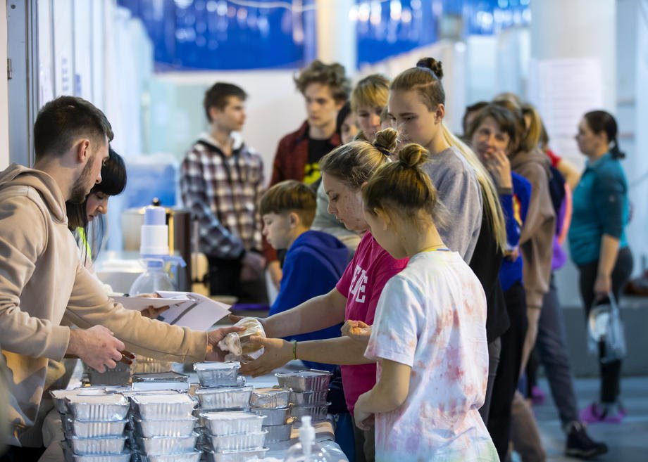  Camp for Ukrainian refugees in Chisinau, 5 August 2022.