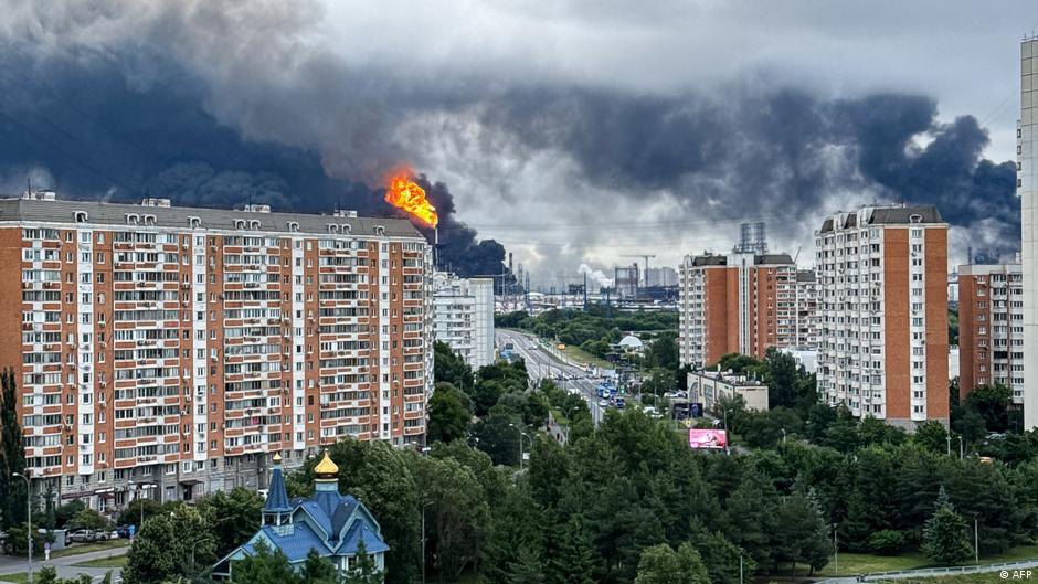 Strike on an oil refinery in the Moscow Region