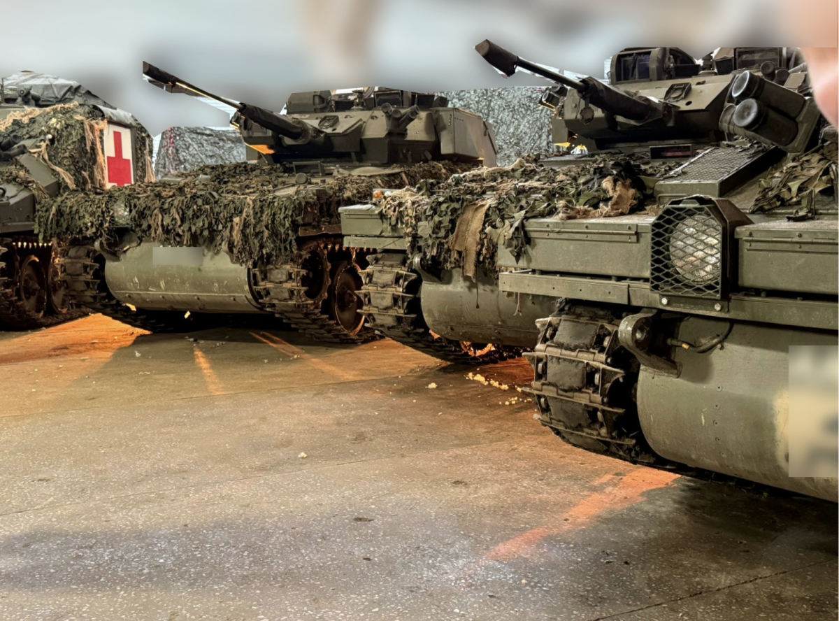 Armoured vehicles handed over