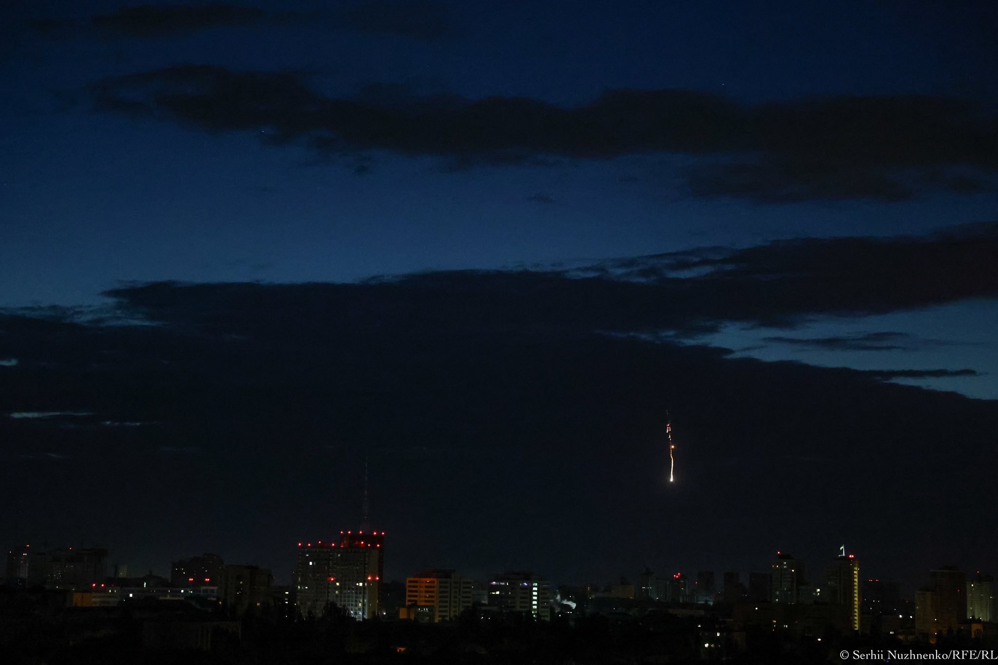  The aftermath of the shelling of Kyiv, 24 May 2025.