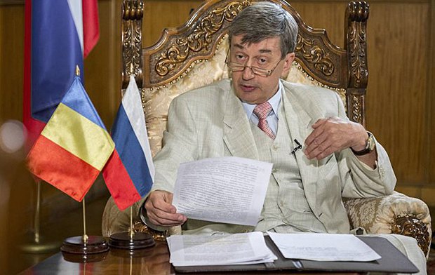 Russia's ambassador to Romania Valeriy Kuzmin