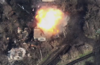 Ukrainian forces destroy Russian ammunition depot near Bakhmut