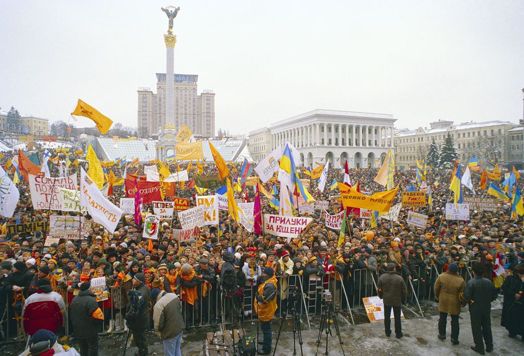 The Orange Revolution, Maidan, November 2004.