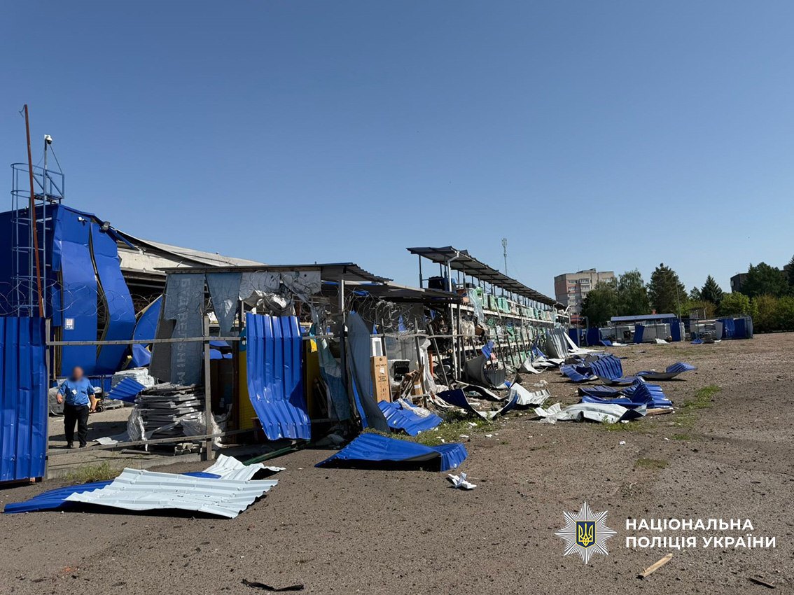 Consequences of the Russian attack in Pryluky