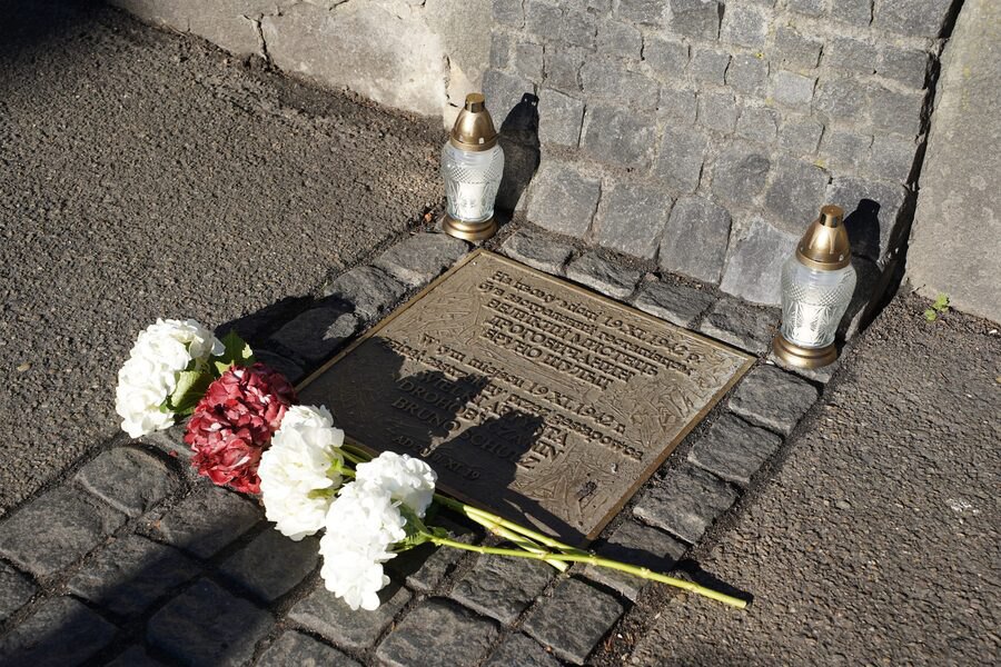 Place of assassination of writer and artist Bruno Schulz in 1942, Drohobych