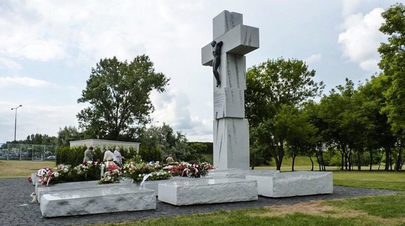 Monument to the victims of Volyn in Warsaw