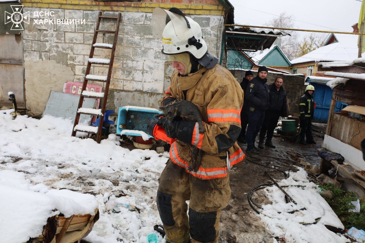 Children died in a fire in the Kharkiv Region