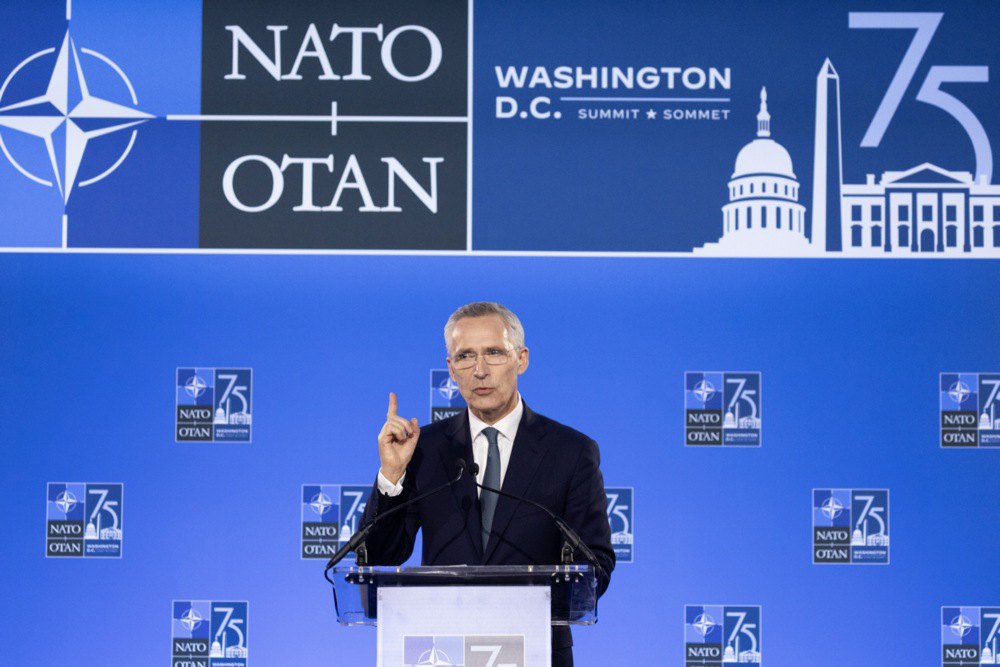 NATO Secretary General Jens Stoltenberg at the NATO Summit, 10 July 2024