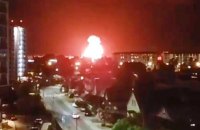 Russian Railways on fire