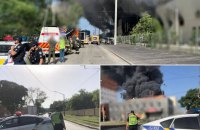 Russia attacks Odesa, four wounded, retail chain warehouses on fire (updated)