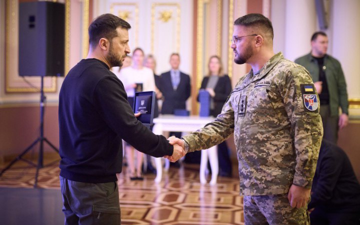 Zelenskyy speaks about Ukrainian drone missiles, awards their developers 