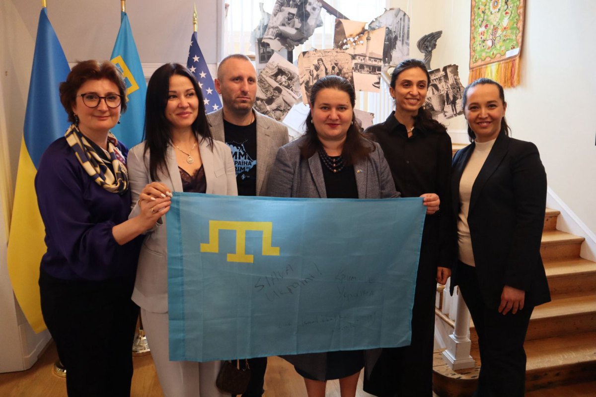 May 2023: honouring the 80th anniversary of the deportation of Crimean Tatars in the Ukrainian House.