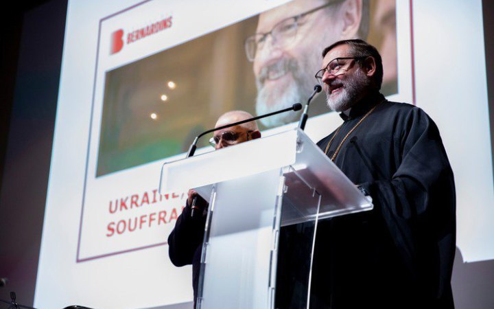 French edition of His Beatitude Sviatoslav’s book on the first year of the war in Ukraine presented in Paris