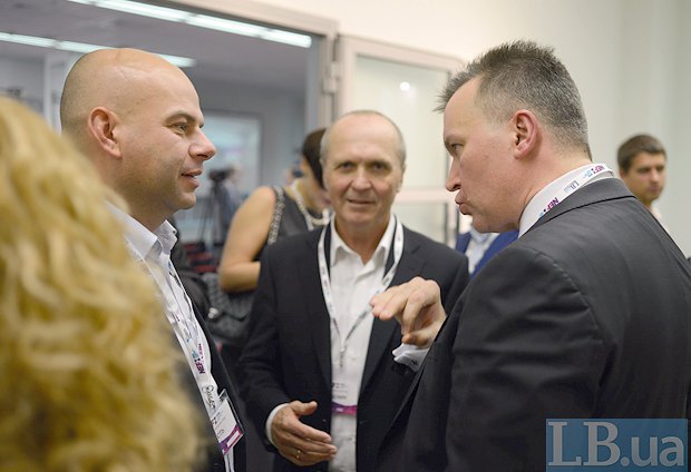 Lev Pidlisetskyy (left) and Vitaliy Butenko