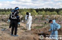 Exhumation over at Ukrainian troops' mass burial site in Lyman - National Police