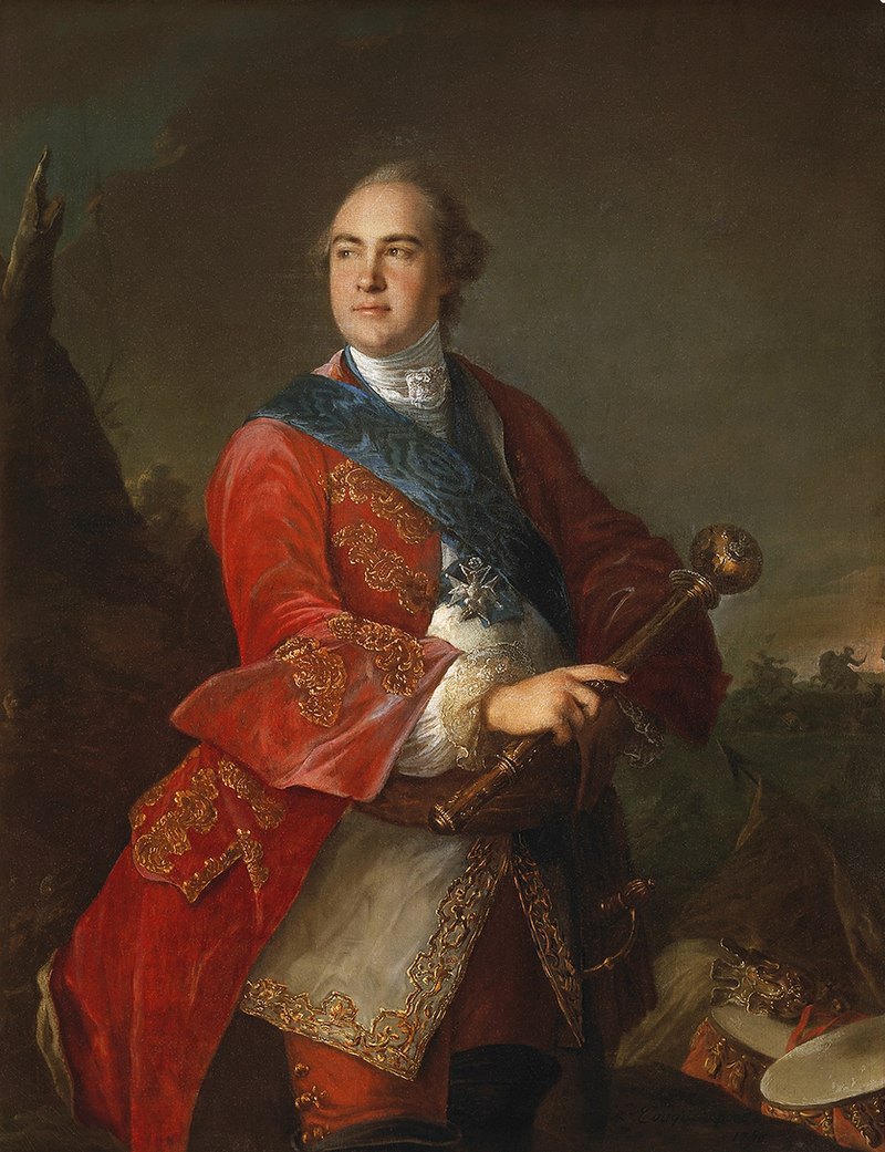 Kyrylo Razumovskyy. Portrait by Louis Toque, 1758, oil on canvas.