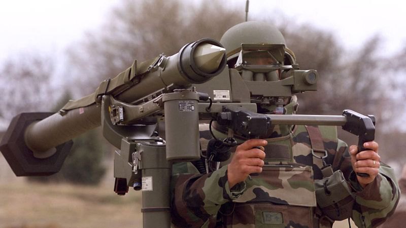 Portable anti-aircraft missile system Mistral