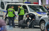 Three wounded by explosion in central Kyiv