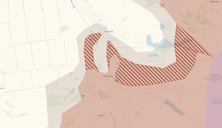 Advance of Russian military in Donetsk Region