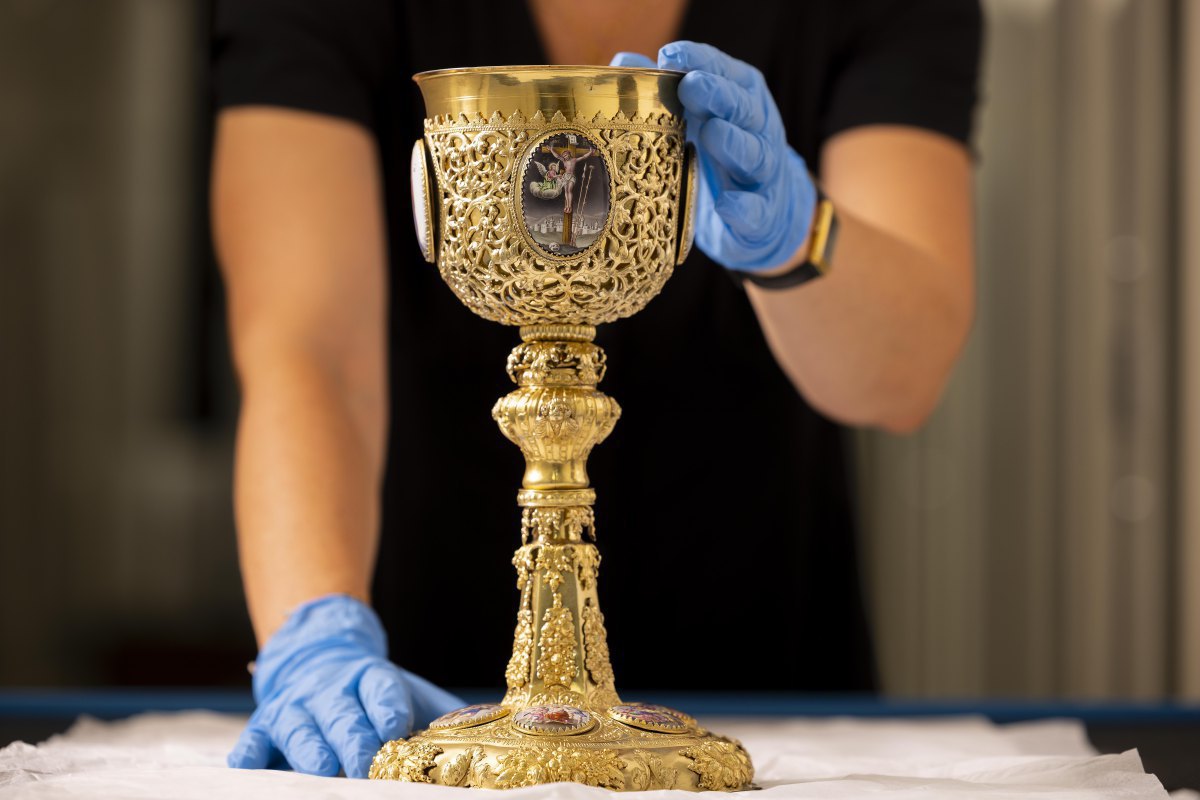  One of the exhibition's artefacts