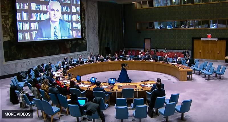 Timothy Snyder's speech at the session of the UN Security Council convened by the Russian Federation to discuss Russophobia on 4 March, 2023