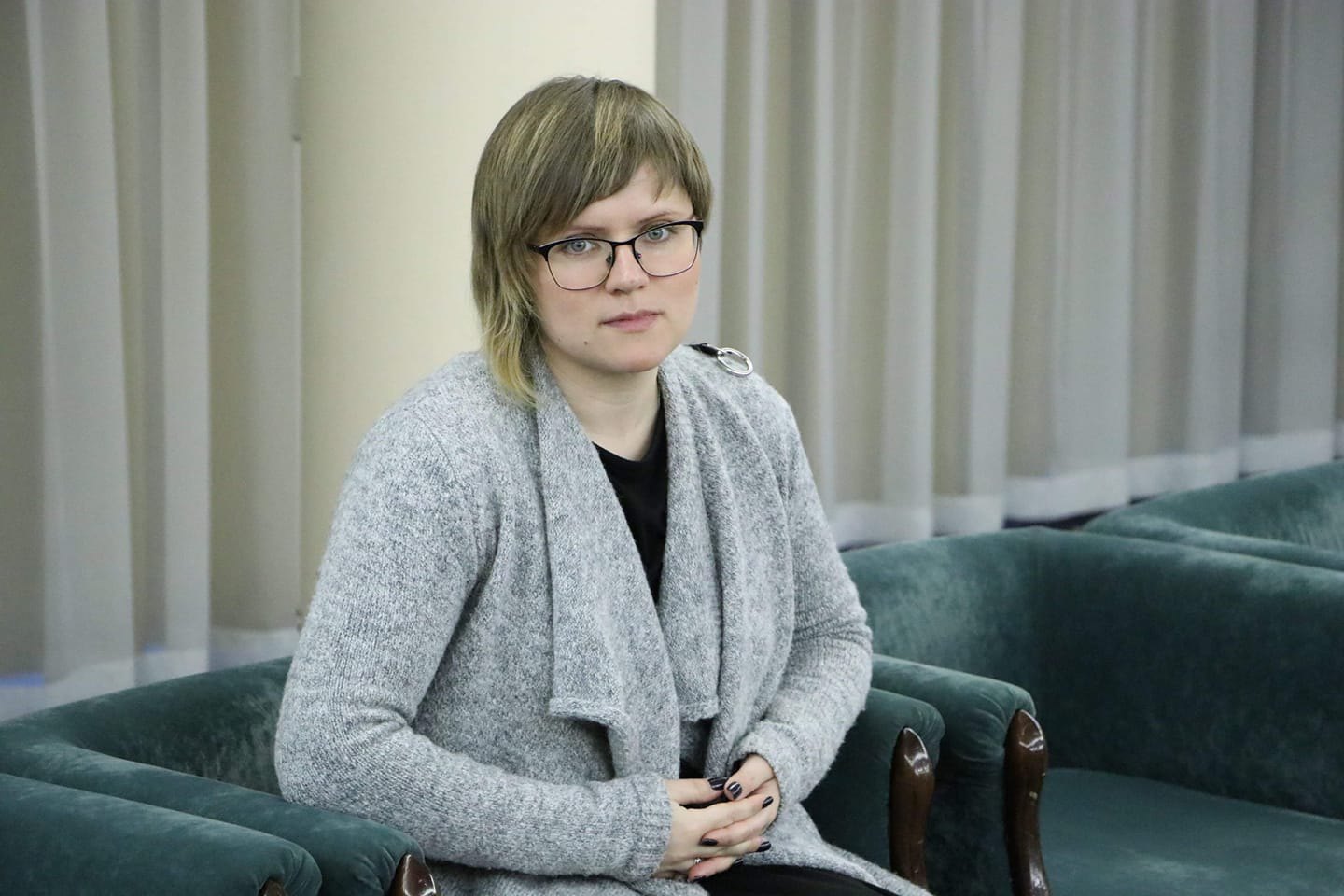 ZMINA advocacy manager Olena Lunyova