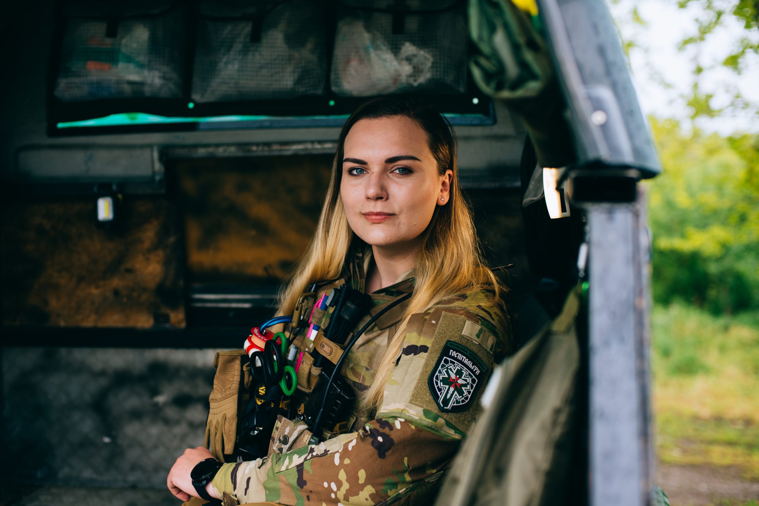 Irina Tsybukh at the front.