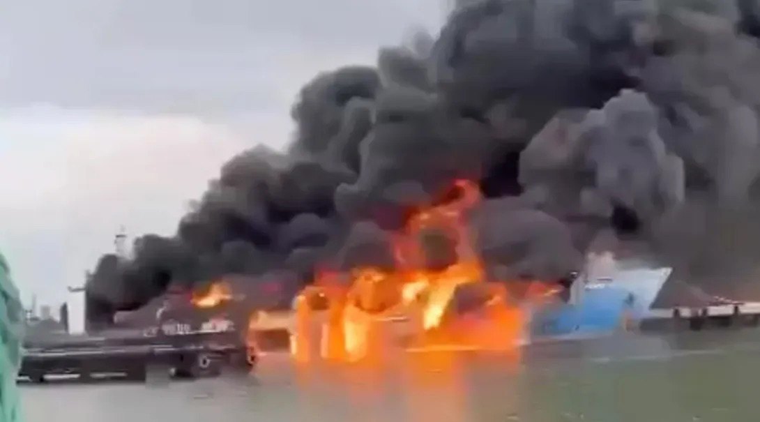 The Ukrainian Armed Forces attacked the port of Kavkaz on 22 August 2024, destroying the Konro Trader railway ferry.