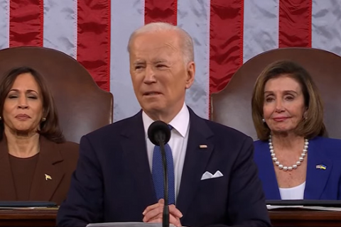 "We are closing our airspace to all Russian aircraft," Biden’s address
