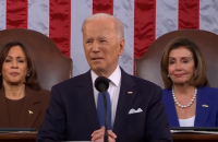 "We are closing our airspace to all Russian aircraft," Biden’s address