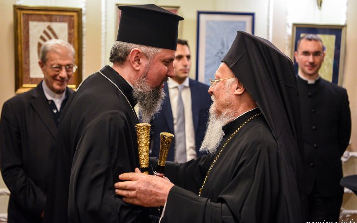 Orthodox Church of Ukraine Head Epifaniy meets with Ecumenical Patriarch Bartholomew in Istanbul