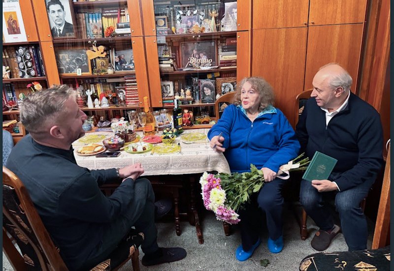 Serhiy Zhadan, Lina Kostenko, and Ivan Malkovych 