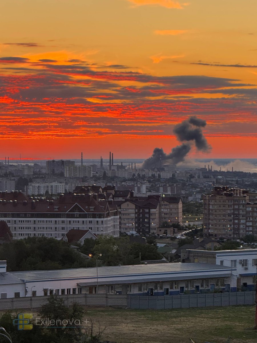 Smoke rises over Volgograd following attack