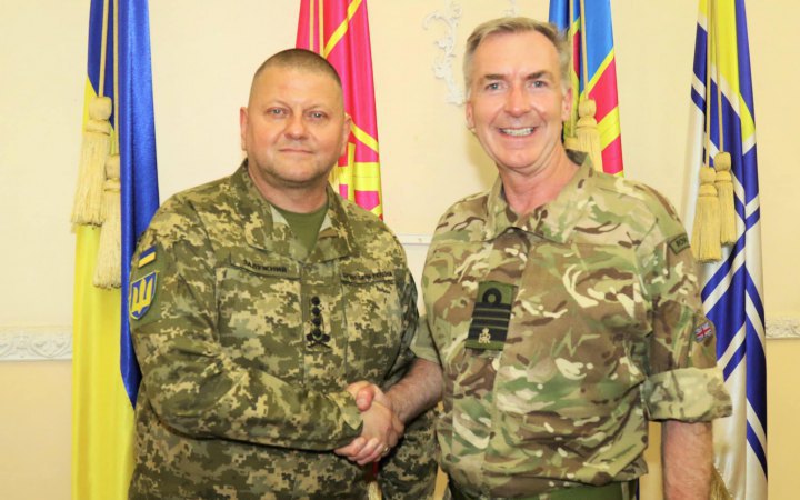 Ukraine's C-n-C, British Defence Staff chief discuss military operation plans