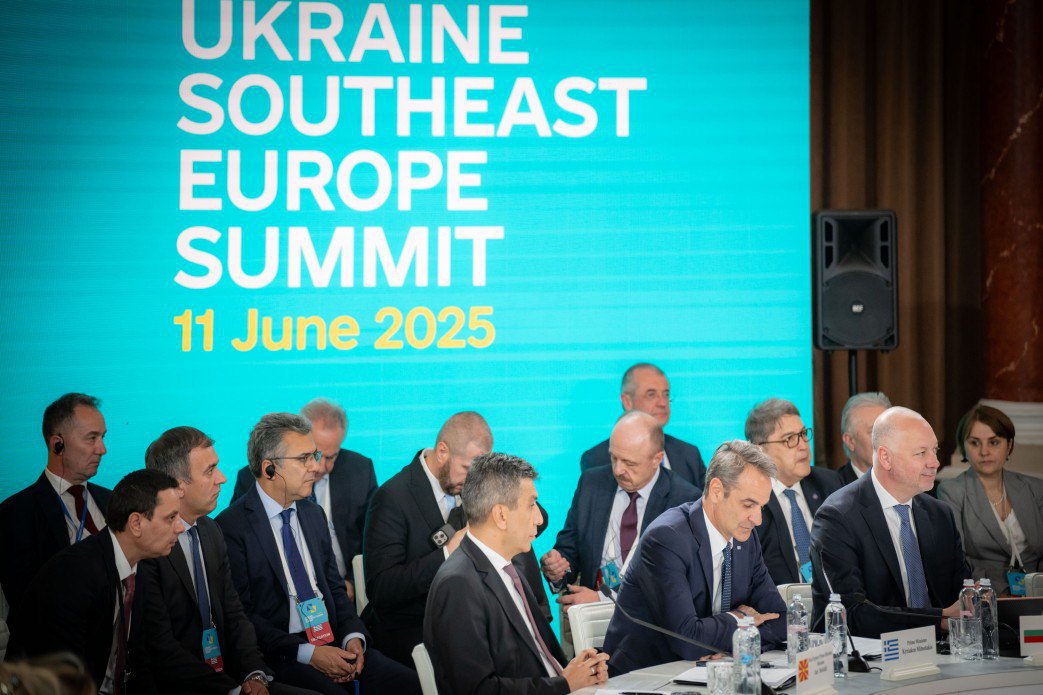 During the Ukraine-East-South Europe Summit in Odesa on 11 June 2025.
