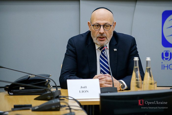Israel's ambassador to Ukraine Joel Lion