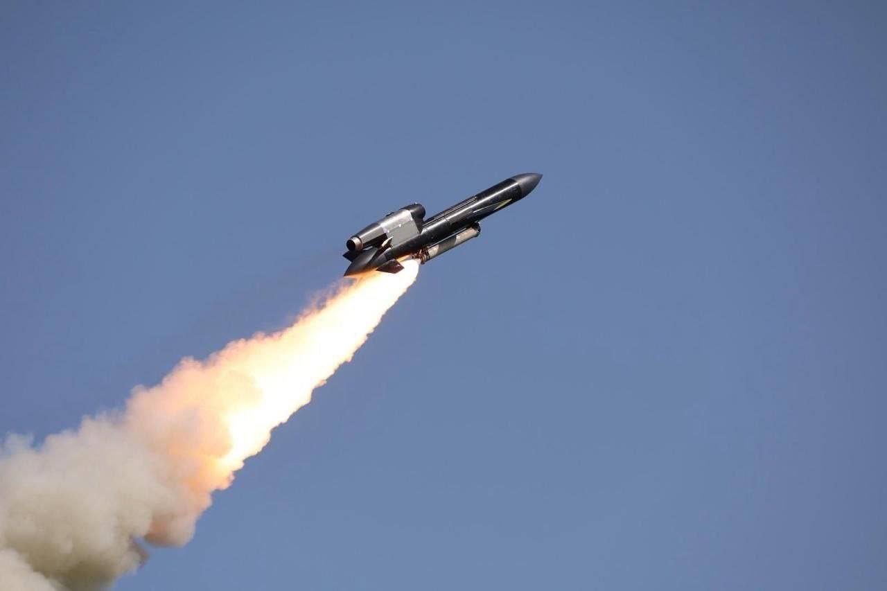 Testing of the Ukrainian cruise missile Flamingo