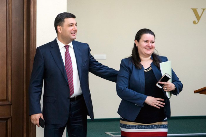 Volodymyr Groysman and Oksana Markarova