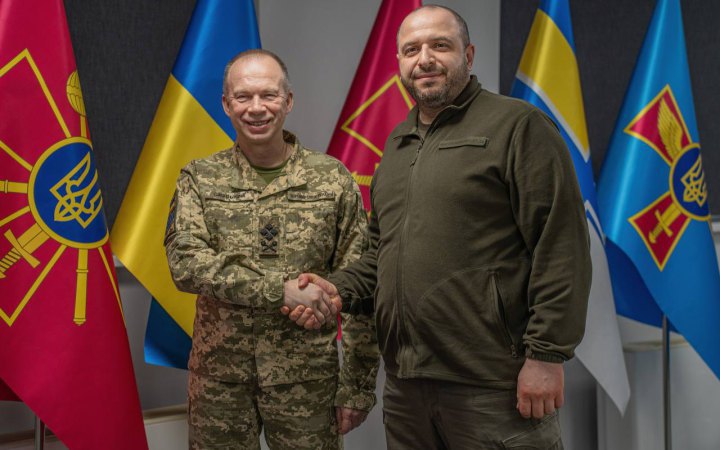 Umerov, Syrskyy discuss detailed action plan for Armed Forces