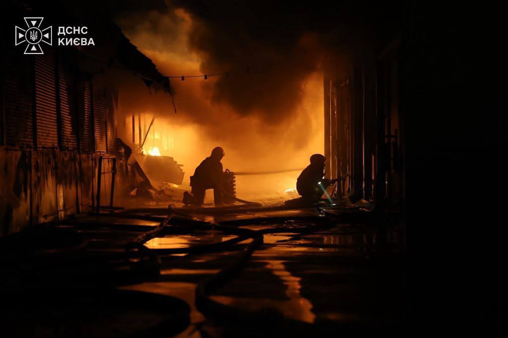  fires caused by the Russian Federation’s attack on Kyiv