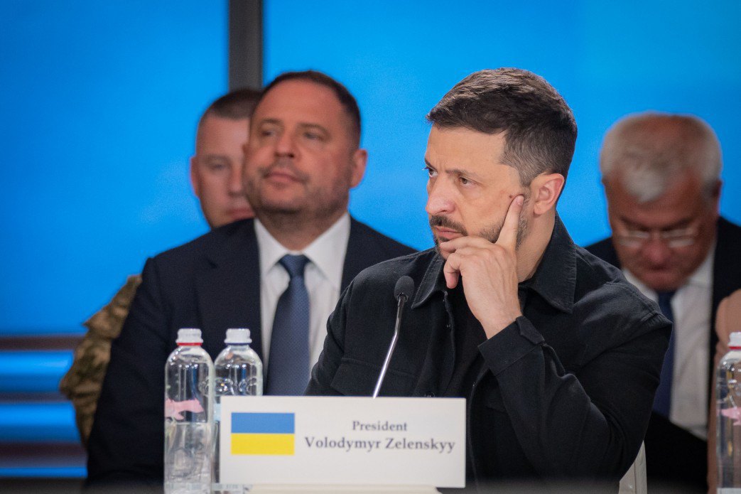 Volodymyr Zelenskyy during the Ukraine-Eastern and Southern Europe summit in Odesa on 11 June 2025.