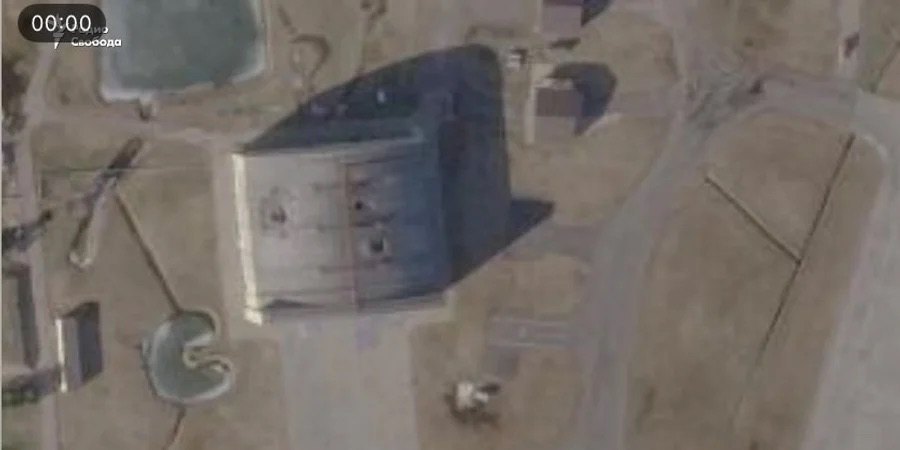 Damaged hangar of an aircraft repair plant in the Novgorod Region of the Russian Federation, 17 March, 2026