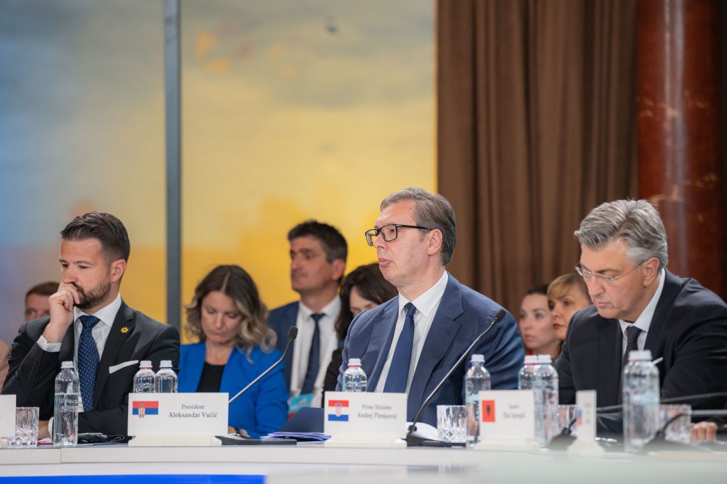 During the Ukraine-East-South Europe Summit in Odesa on 11 June 2025.
