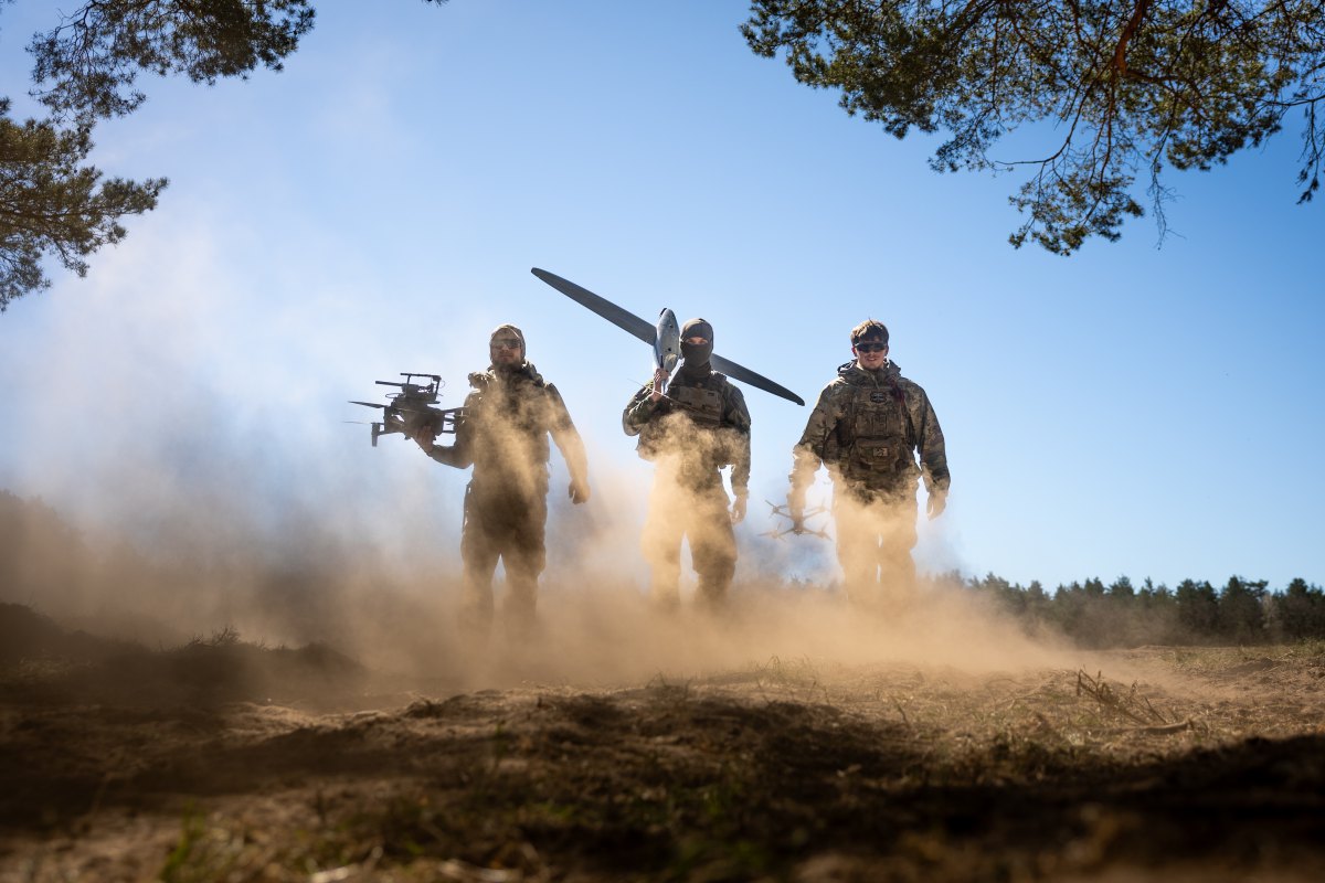 The team of Azov drone operators