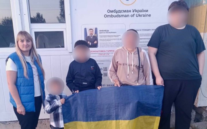 Seven more Ukrainian children returned from Russian occupation