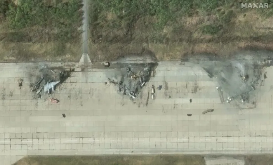 Destroyed strategic aircraft as a result of operation <i>Spider’s Web</i>