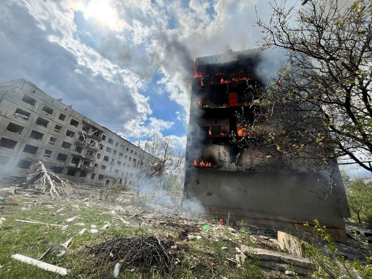 Shelling of Ocheretyne, Donetsk Region