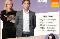 Writer Andriy Lyubka and paramedic Tayra will tour the Netherlands
