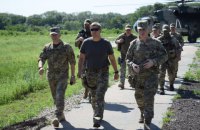 Security council secretary visits front line near Avdiyivka